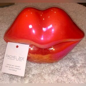 BNWT Rachel Zoe Cross My Heart Valentines Soy 3 Wick Candle